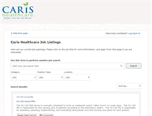 Tablet Screenshot of careers-carishealthcare.icims.com