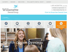 Tablet Screenshot of jobs-willamettedental.icims.com