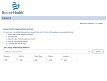 Tablet Screenshot of erp-bannerhealth.icims.com