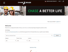 Tablet Screenshot of careers-chasebrass.icims.com