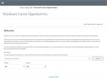 Tablet Screenshot of jobs-trustmark.icims.com
