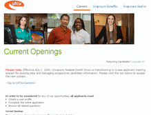 Tablet Screenshot of jobs-ufcu.icims.com