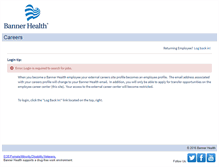 Tablet Screenshot of employee-bannerhealth.icims.com