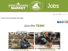Tablet Screenshot of jobs-townandcountrymarkets.icims.com